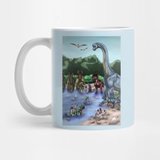 Prehistoric Watering Hole Mug